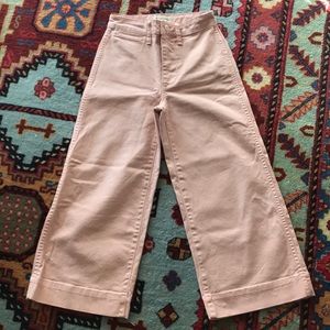Madewell wide leg crop pant